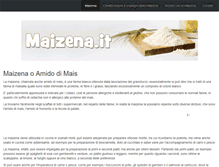 Tablet Screenshot of maizena.it